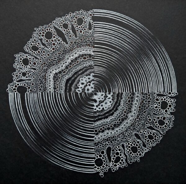 vagues en eruption