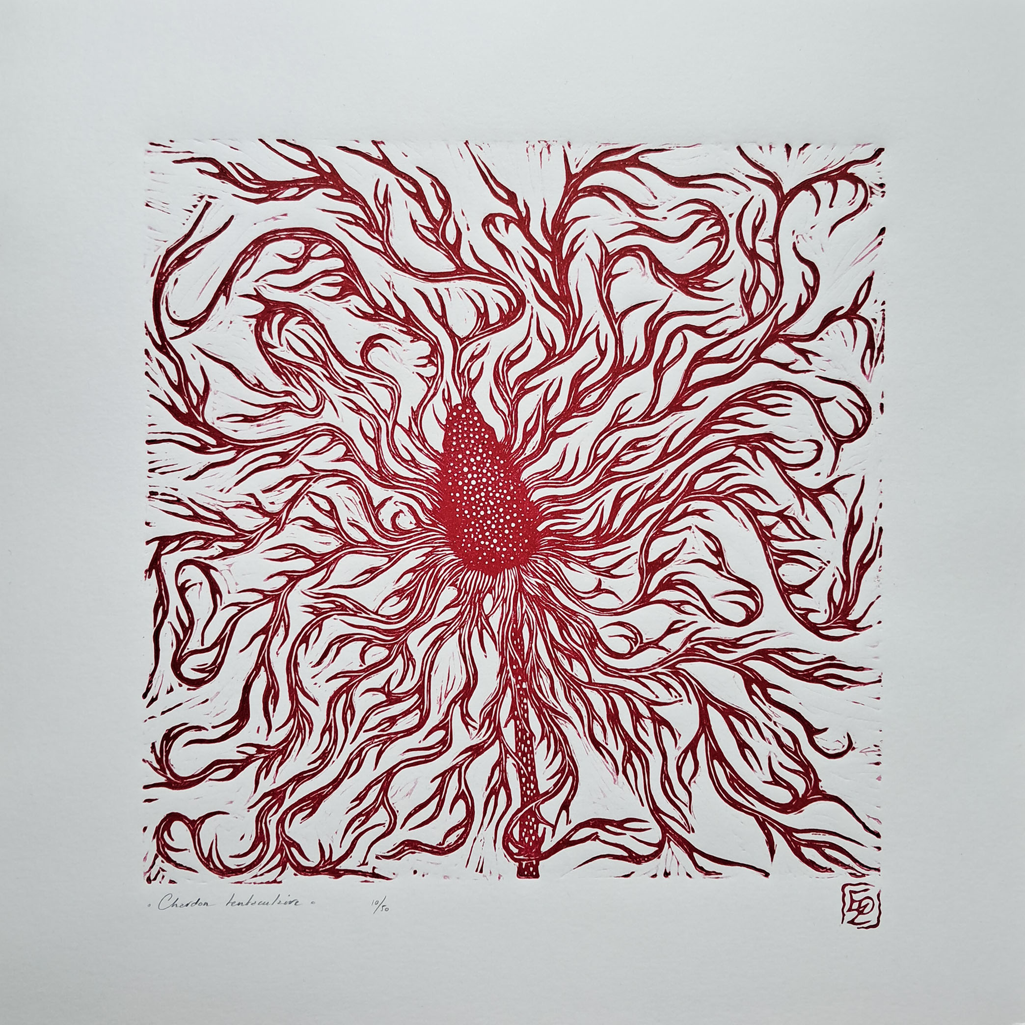Chardon tentaculaire - 30x30 cm – Image 2